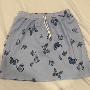 3/$15 NWT Butterfly skirt size small blue